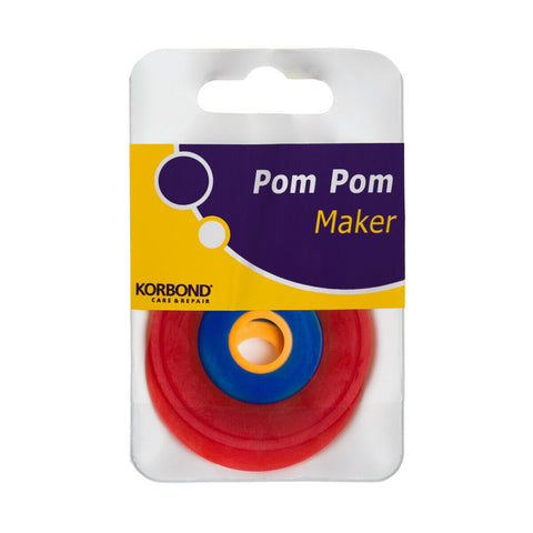 KORBOND Pom Pom Maker - Makes 3 Different Sizes Knitting Crafting 180045