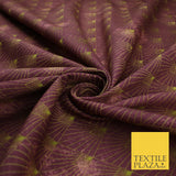 Wine Art Deco Fan Design 100% Cotton Canvas Printed Fabric Craft 59" Wide 9099