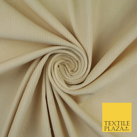 Ecru Stone 14 Wale Needlecord Corduroy Fabric Dress Upholstery 60" 10421
