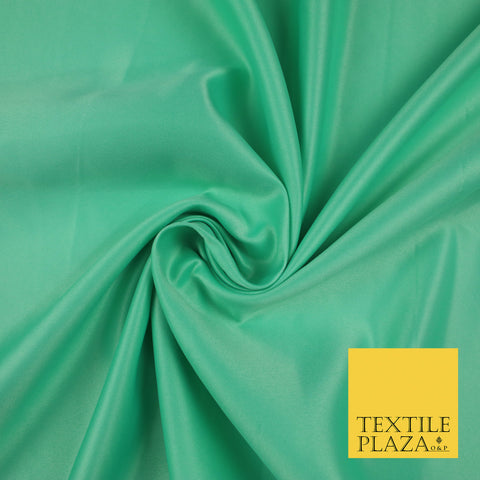MINT GREEN Luxury Plain Smooth Matt Duchess Satin Fabric Material Bridal Wedding Dress 58" 5635